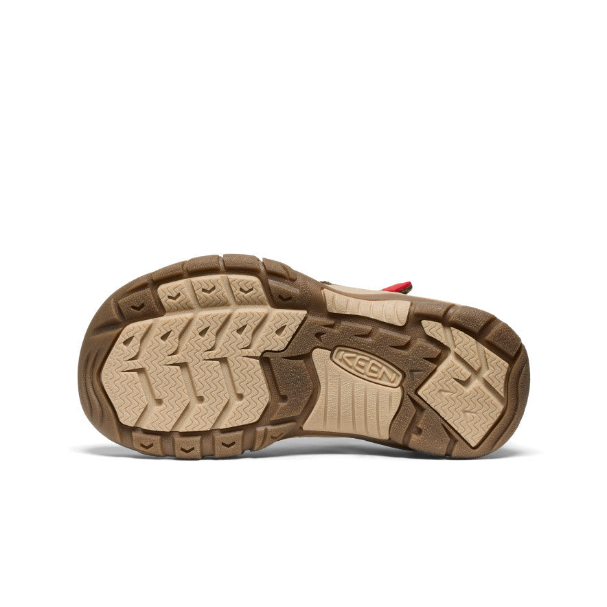 Keen Big Kids' Newport H2 | Martini Olive/Aura Orange