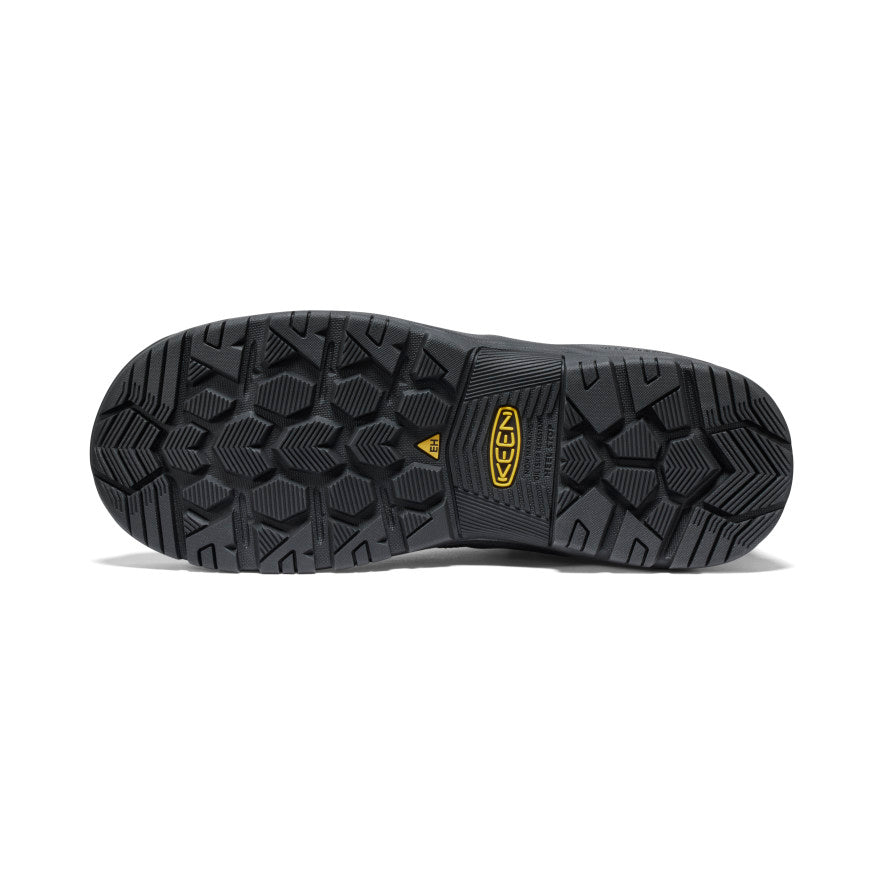 Keen Men's Evanston 6" Waterproof Boot (Carbon Toe) | Black/Black