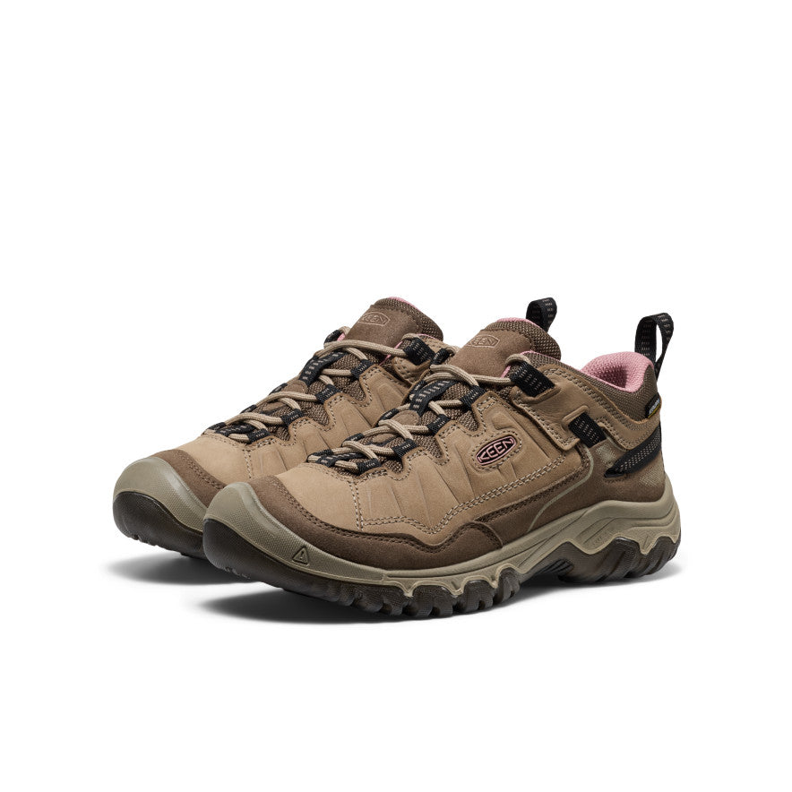 Keen Women's Targhee IV Waterproof Hiking Shoe | Brindle/Nostalgia Rose