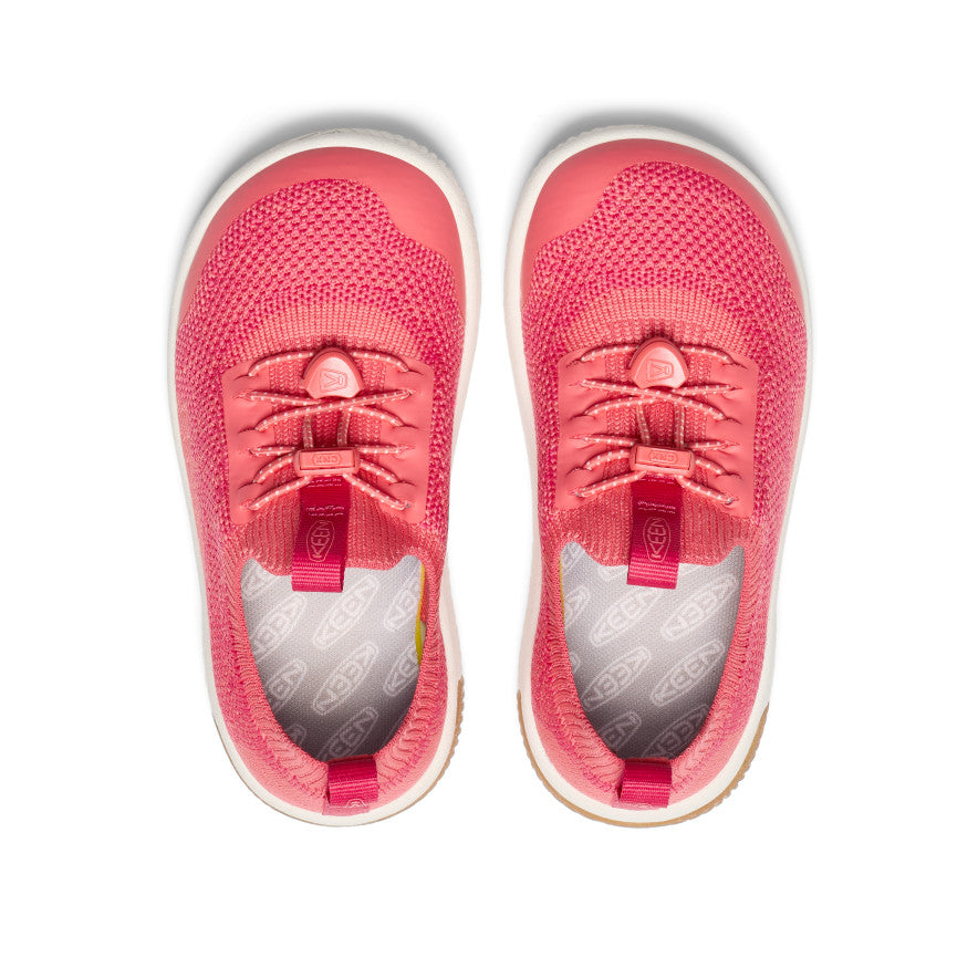 Keen Little Kids' KNX Knit Sneaker | Dubarry/Star White