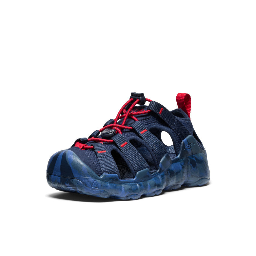 Keen Big Kids' Hyperport H2 Sandal | Naval Academy/Red Carpet