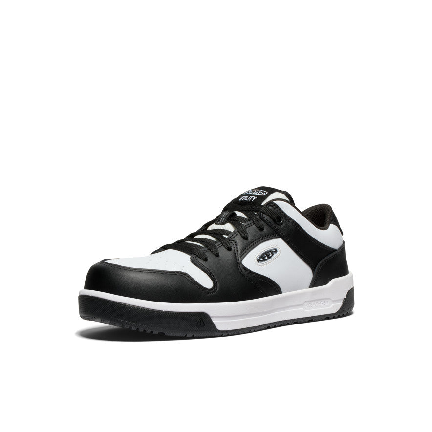 Keen Men's Overton Work Shoe (Carbon Toe) | Star White/Black
