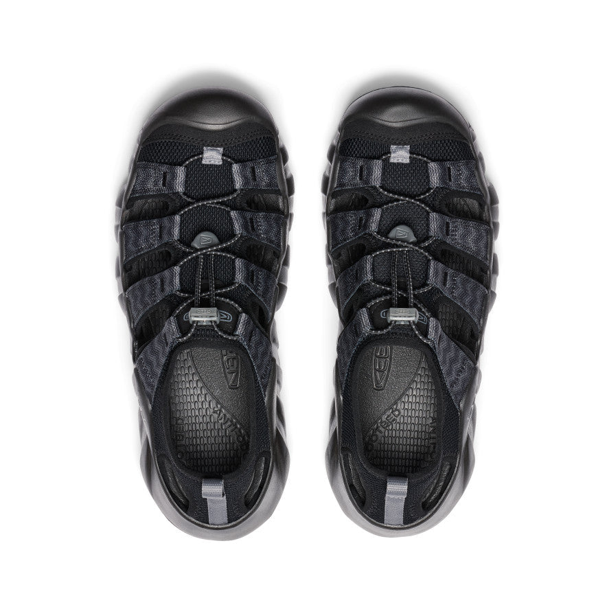 Keen Men's Hyperport H2 Sandal | Black/Steel Grey
