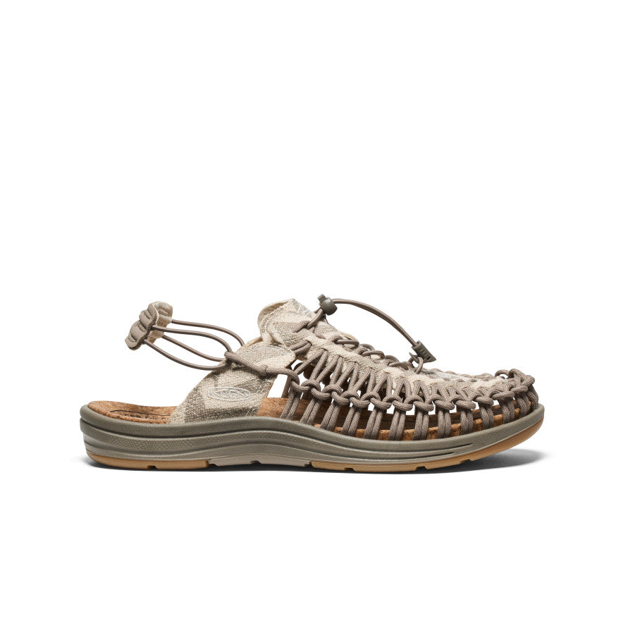 Keen All Gender UNEEK II Convertible Canvas Sneaker | Brindle/Natural