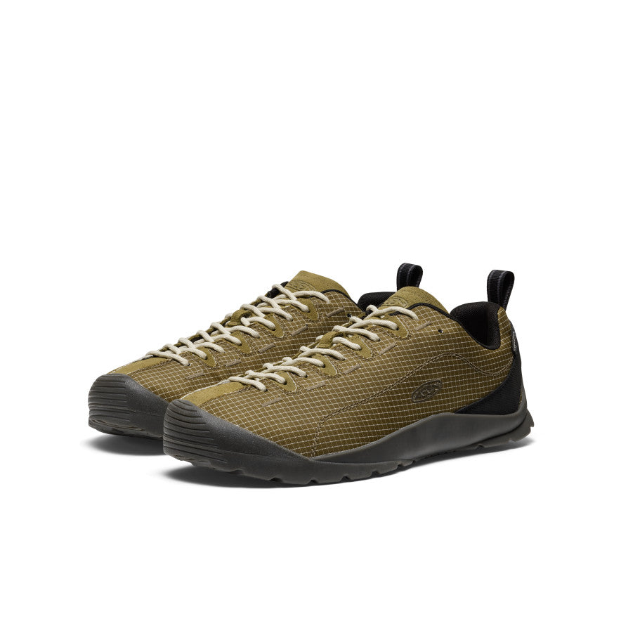 Keen Men's Jasper Nylon Waterproof Sneaker | Martini Olive/Martini Olive