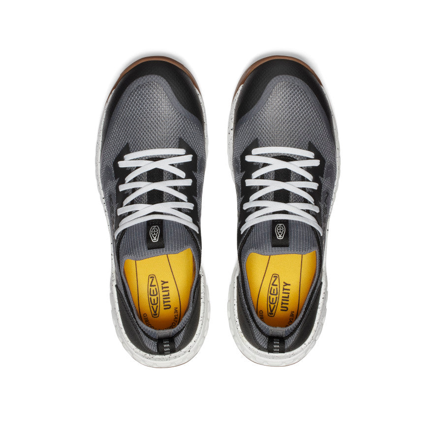 Keen Men's Arvada Shift Work Sneaker (Carbon Toe) | Steel Grey/Gum