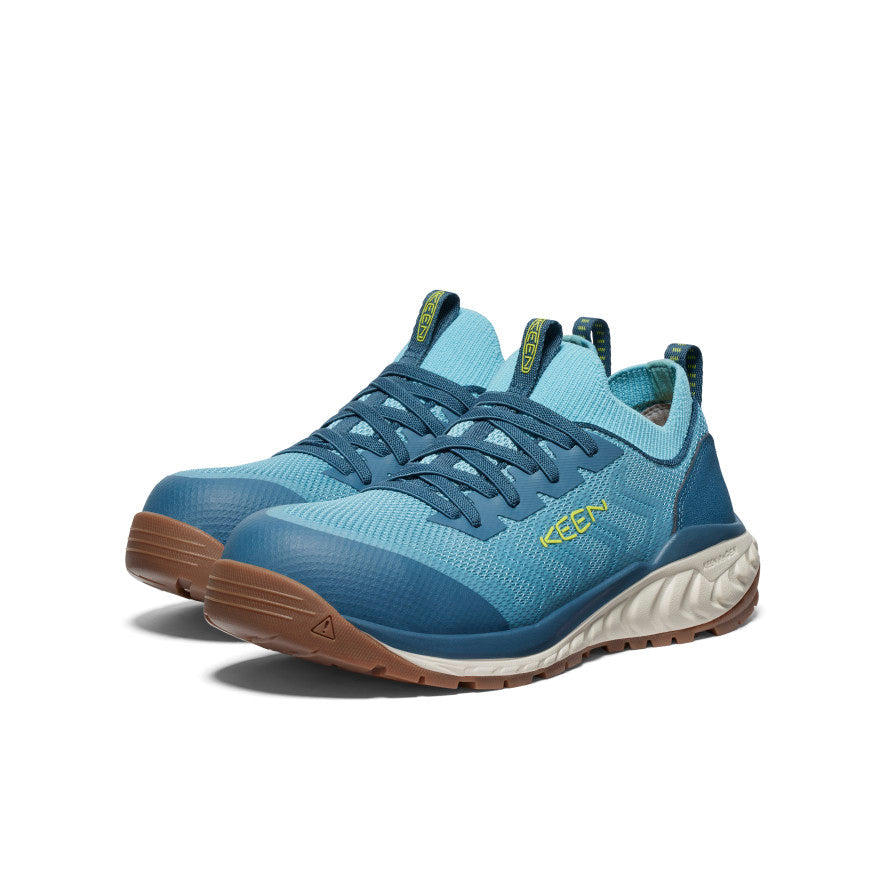 Keen Women's Arvada Shift Work Sneaker (Carbon Toe) | Reef Waters/Legion Blue