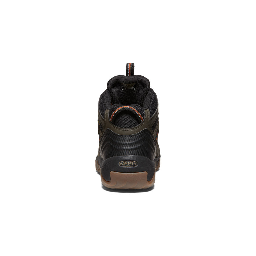 Keen Men's Headout Waterproof Hiking Boot | Black Olive/Fossil Orange
