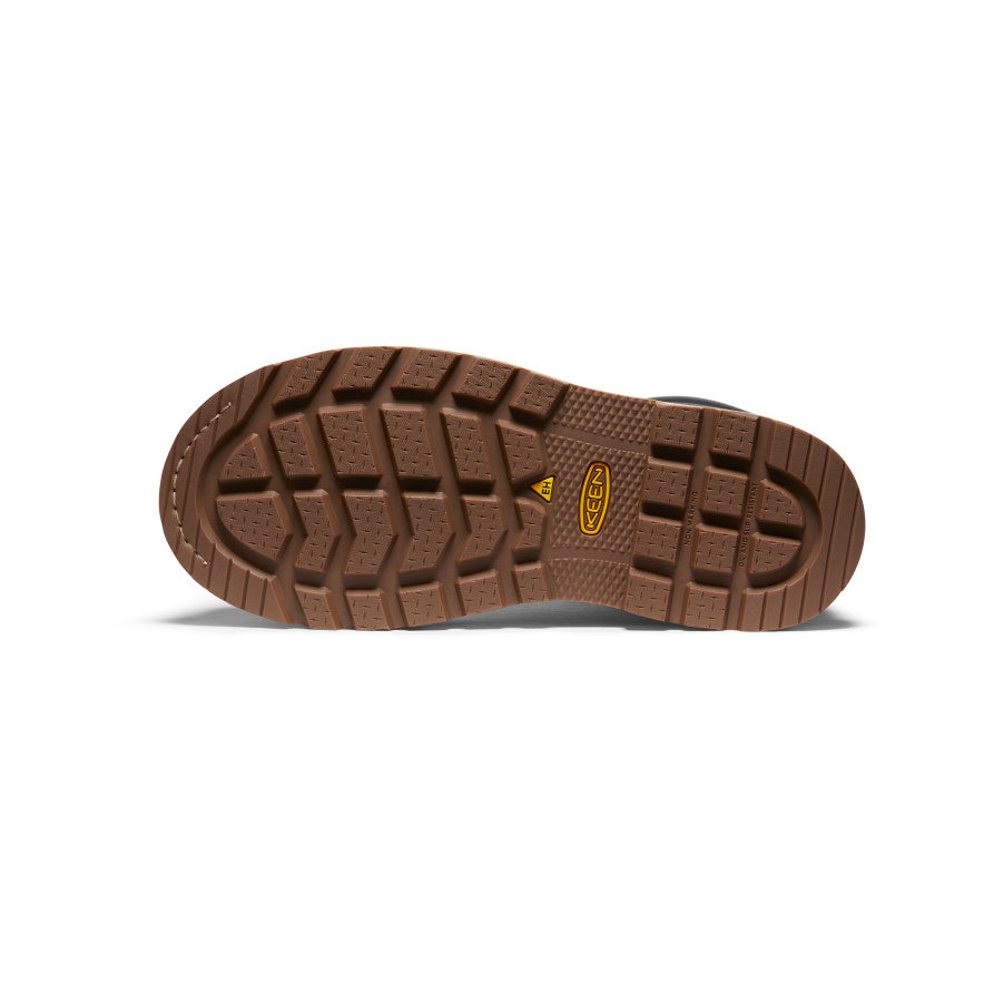 Keen Men's Cincinnati 8" Waterproof 90° Heel Boot (Carbon Toe) | Belgian/Sandshell