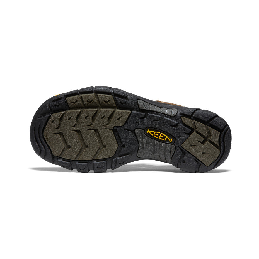 Keen Men's Newport Leather Sandal Wide | Bison