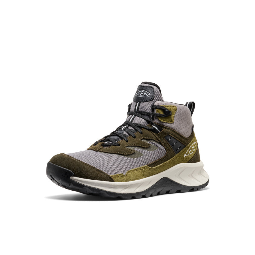 Keen Men's Hightrail Waterproof Hiking Boot | Steel Grey/Forest Night