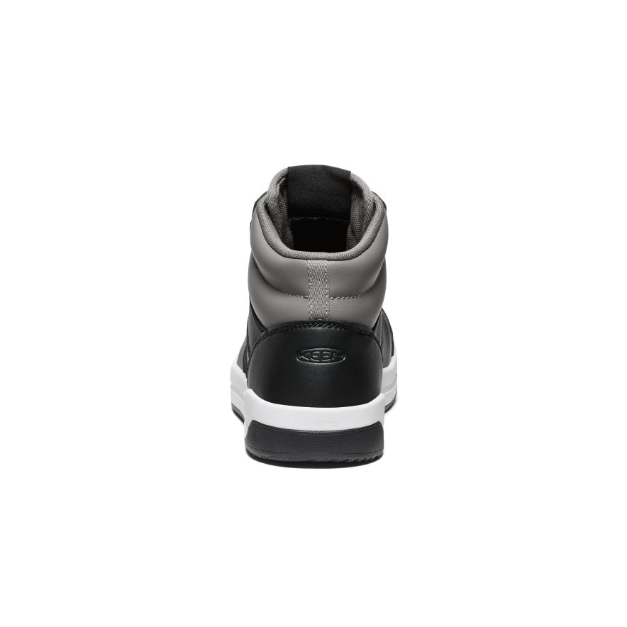 Keen Men's Overton Mid Work Shoe (Carbon Toe) | Steel Grey/Black