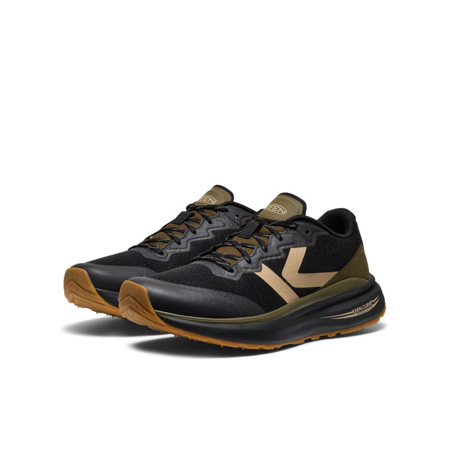 Keen Men's WK500 Walking Shoe | Black/Dark Olive