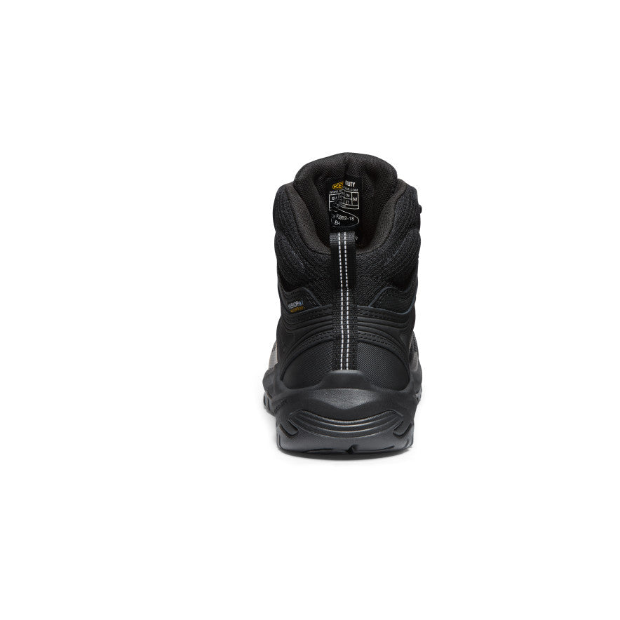 Keen Men's Reno Waterproof Mid (Soft Toe) | Black/Black