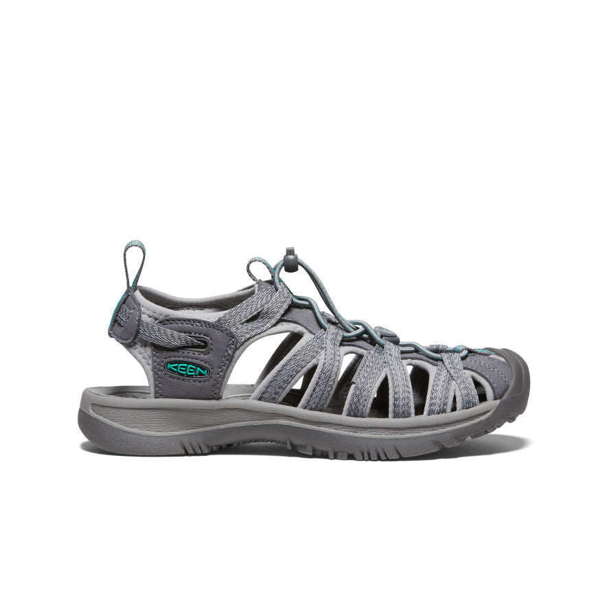 Keen Women's Whisper | Medium Grey/Peacock Green