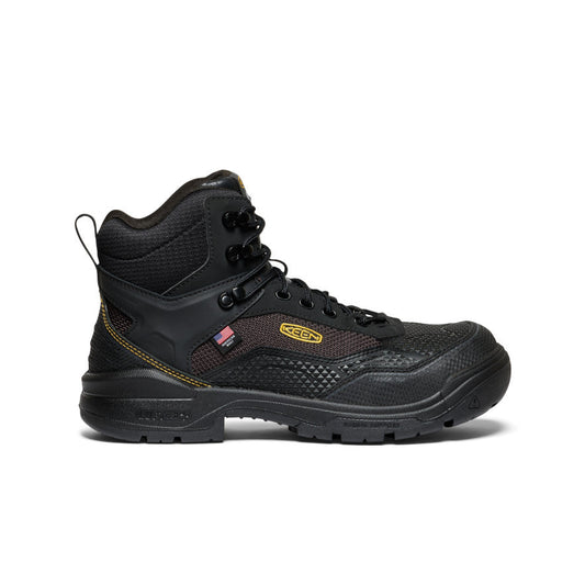 Keen Men's Stronglite Waterproof Boot (Carbon Toe) | Black/Black