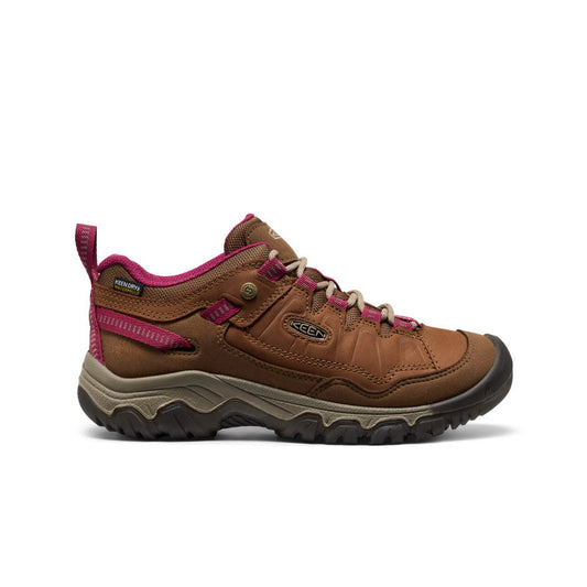 Keen Women's Targhee IV Waterproof Hiking Shoe | Bison/Beaujolais