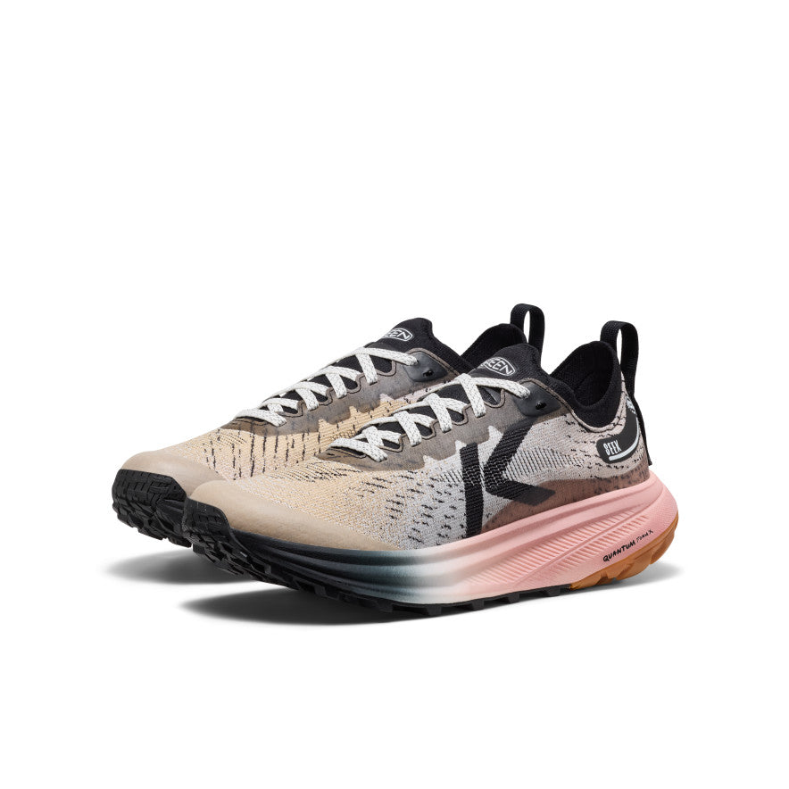 Keen Women's Seek Trail Running Shoe | Black/Sunset Sand