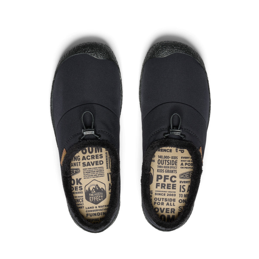 Keen Men's Howser III Slide | Black/Black Recycled