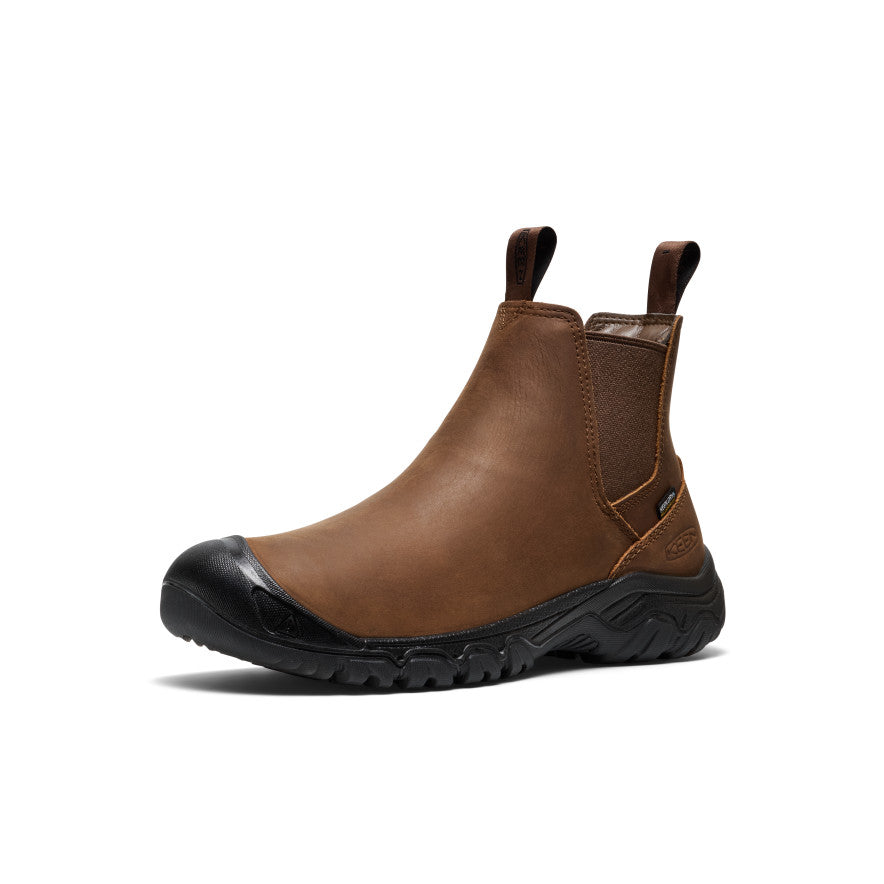 Keen Men's Anchorage IV Waterproof Boot | Dark Earth/Black