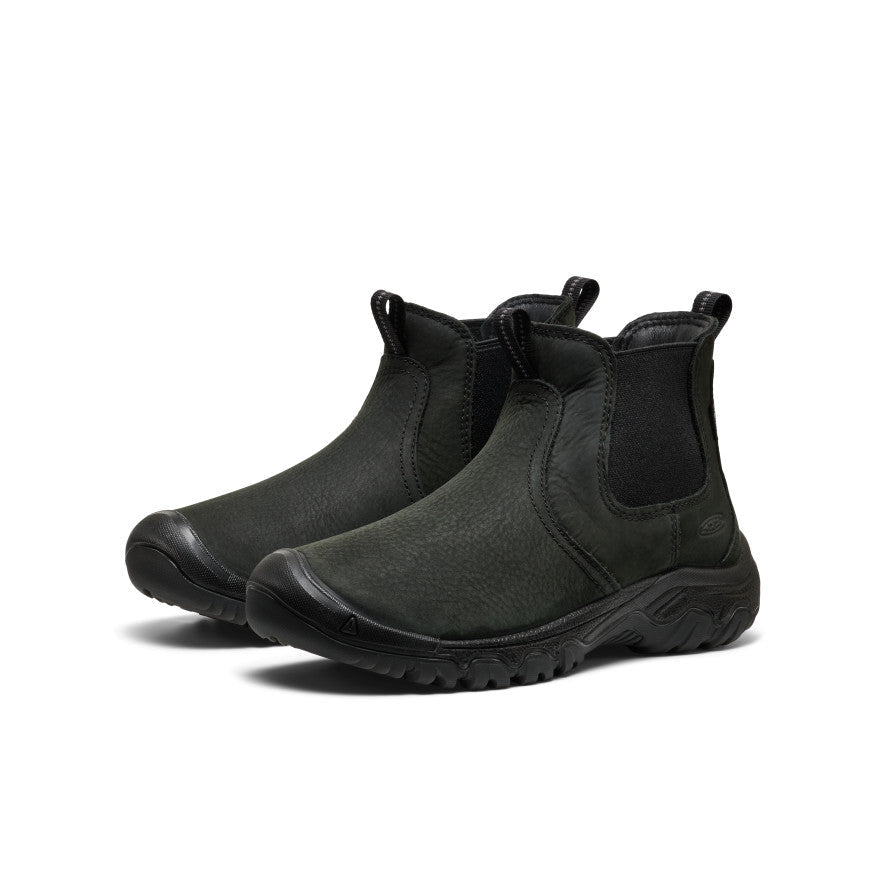 Keen Women's Greta II Waterproof Chelsea | Black/Black