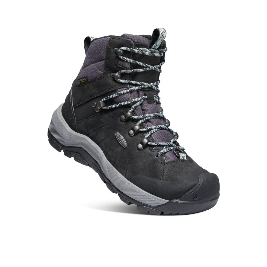 Keen Women's Revel IV Polar Waterproof Boot | Black/Harbor Gray