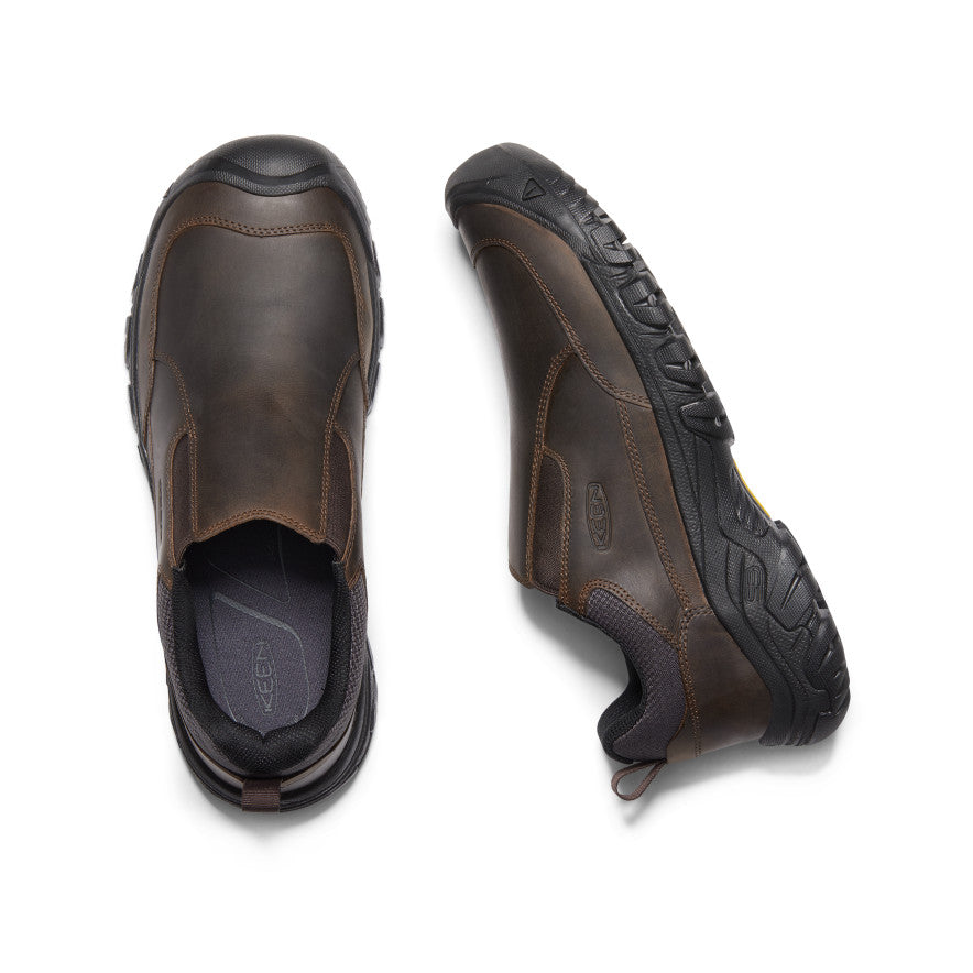 Keen Men's Targhee III Wide Slip-On | Dark Earth/Mulch