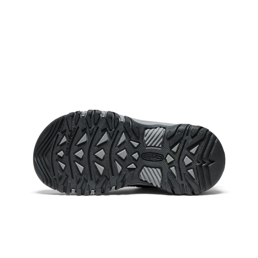 Keen Little Kids' Targhee IV Waterproof Hiking Shoe | Black/Steel Grey