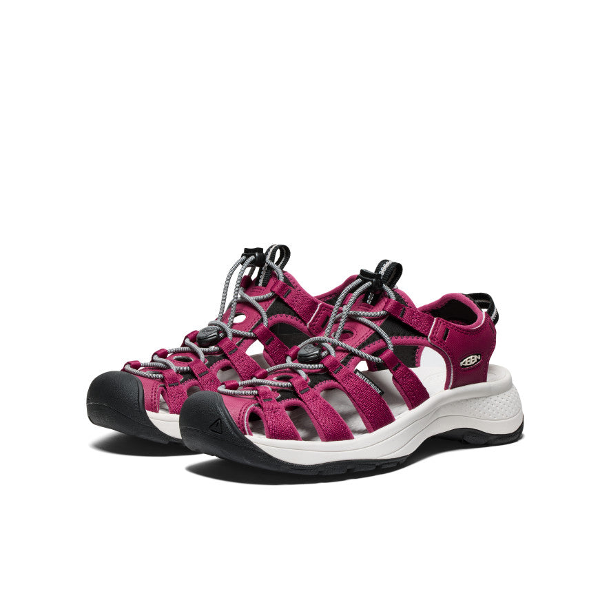 Keen Women's Astoria West Sandal | Beaujolais/Star White