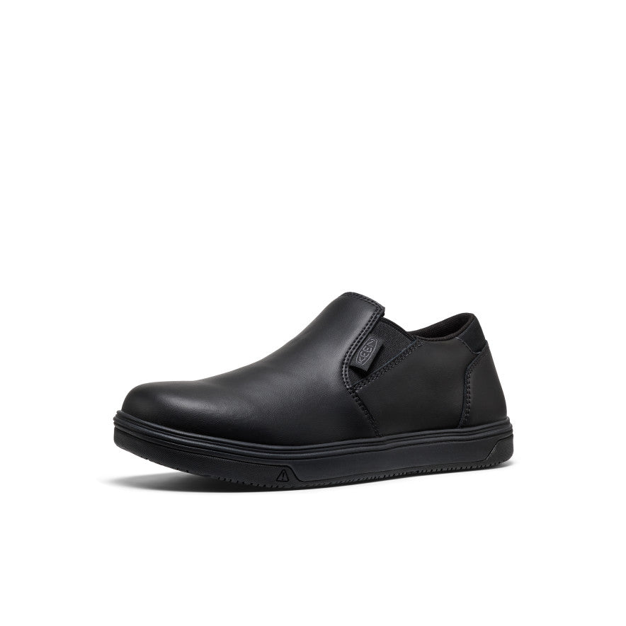 Keen Men's Kenton Shift WTX Work Shoe (Soft Toe) | Black/Black