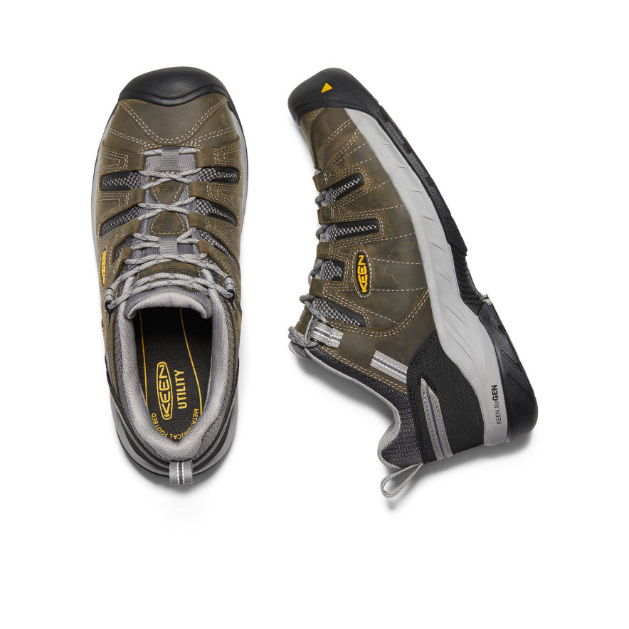 Keen Men's Flint II (Steel Toe) | Gargoyle/Paloma
