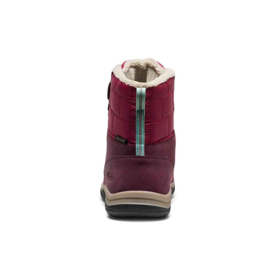 Keen Big Kids' Kanibou Waterproof Winter Boot | Fig/Pink Lemonade