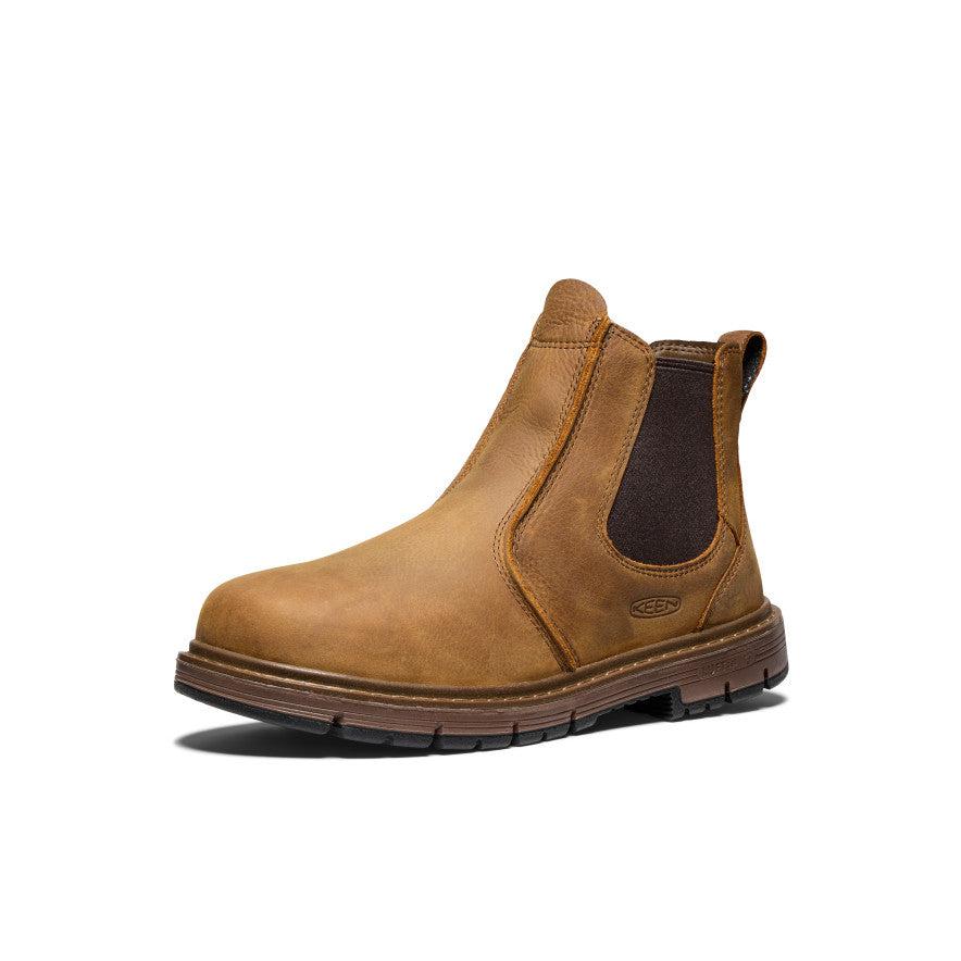 Keen Men's San Jose Chelsea 90° Heel Boot (Soft Toe) | Belgian/Gum