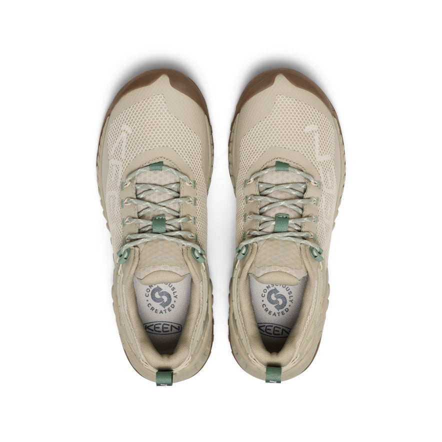 Keen Women's NXIS EVO Waterproof Shoe | Abbey Stone/Iceberg Green