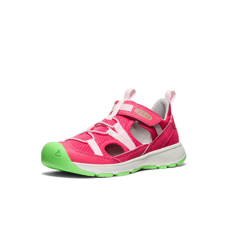 Keen Big Kids' Motozoa Sandal | Raspberry/Giggle Pink