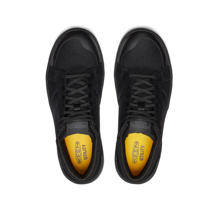 Keen Men's Kenton Mid Work Shoe (Carbon Toe) | Black/Gum