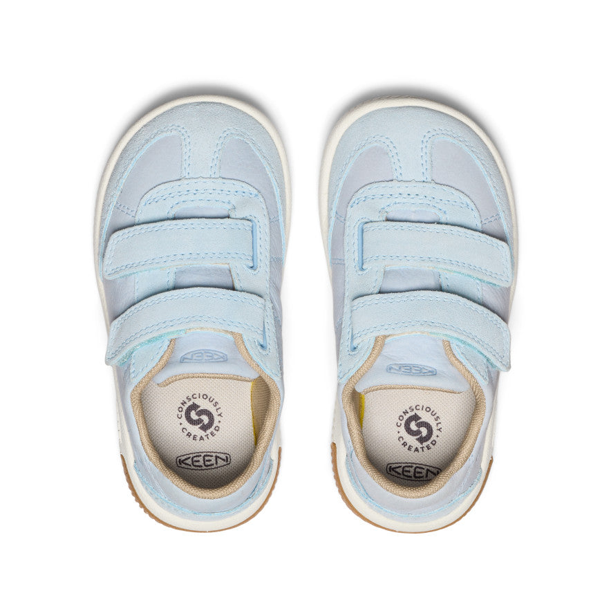 Keen Little Kids' KNX T-Toe Sneaker | Skyway/Star White