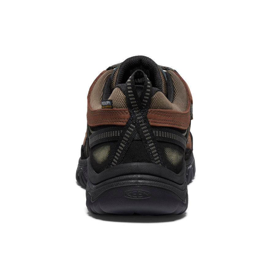 Keen Men's Targhee IV Wide Waterproof Hiking Shoe | Bison/Black