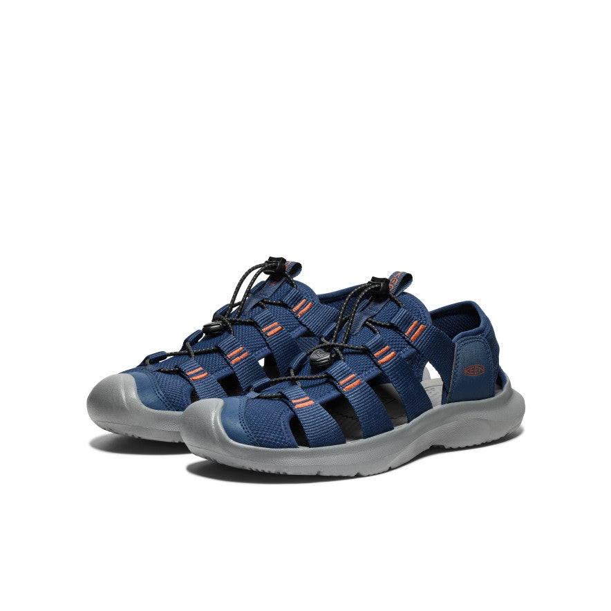 Keen Men's Seanik H2 Sandal | Naval Academy/Gold Flame