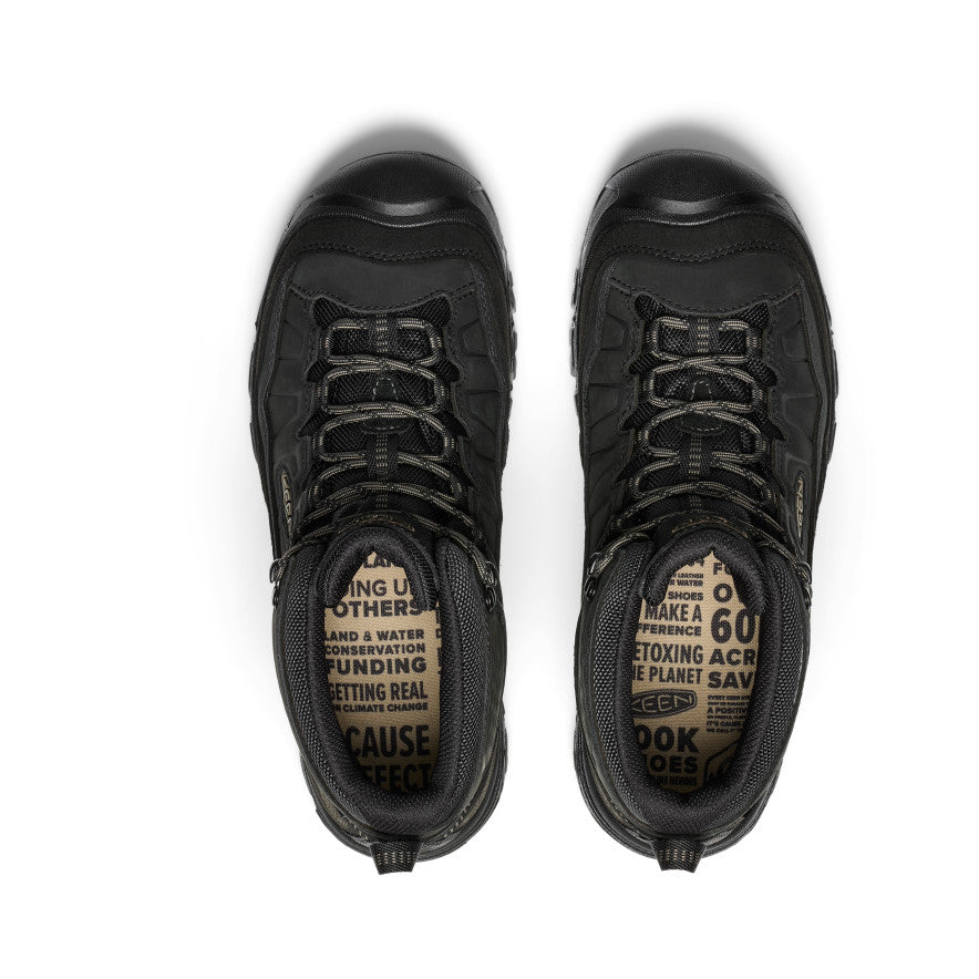 Keen Men's Targhee IV Wide Waterproof Hiking Boot | Triple Black
