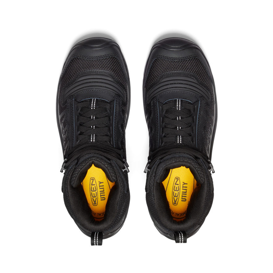 Keen Men's Reno Waterproof Mid (Soft Toe) | Black/Black