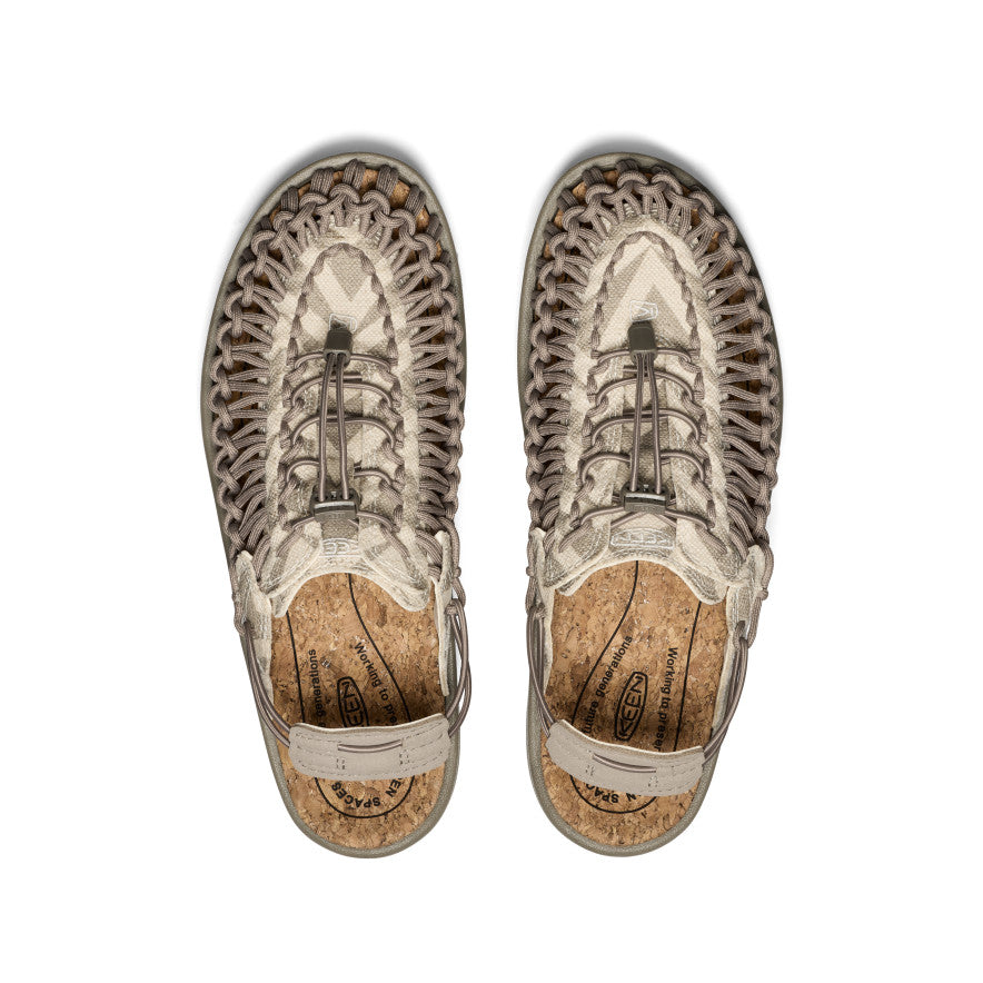 Keen All Gender UNEEK II Convertible Canvas Sneaker | Brindle/Natural