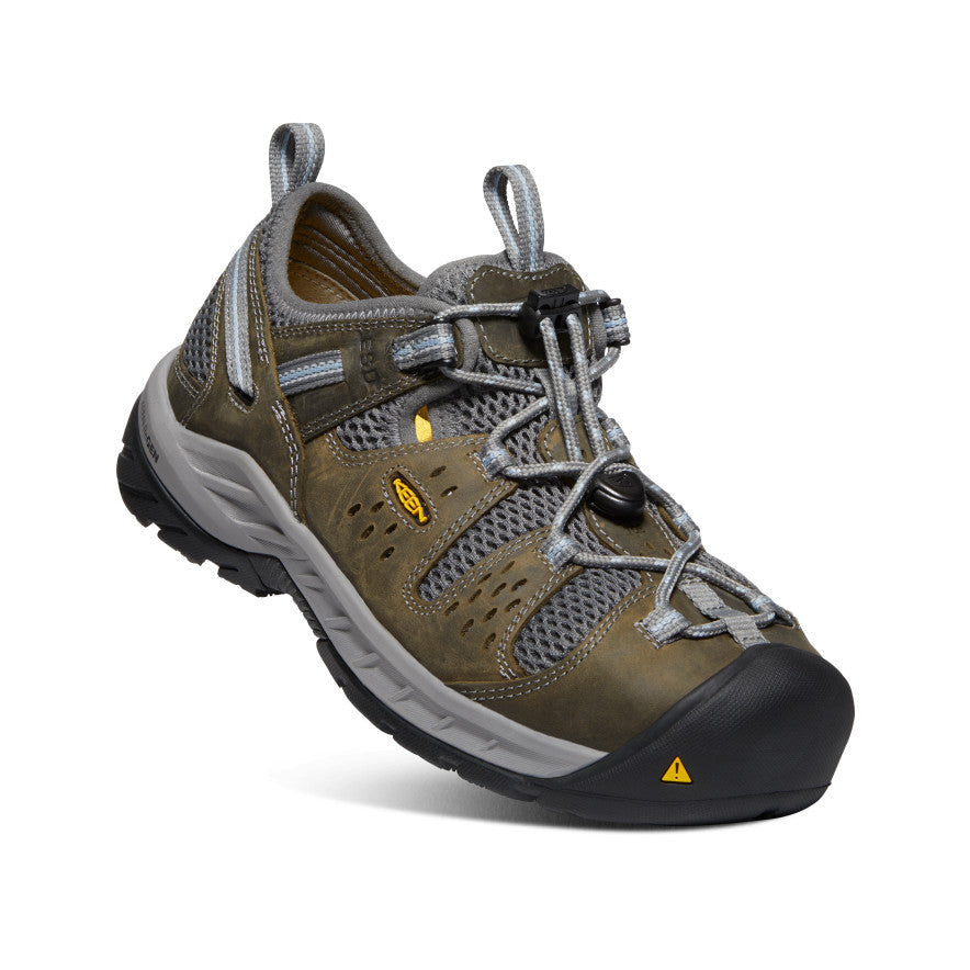Keen Women's Atlanta Cool II ESD (Steel Toe) | Gargoyle/Blue Fog