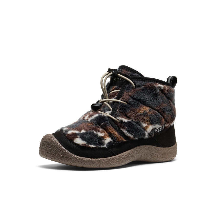 Keen Big Kids' Howser II Waterproof Chukka | Black/Star White