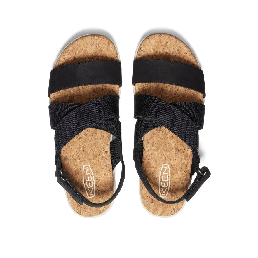 Keen Women's Elle Criss Cross Sandal | Black/Birch