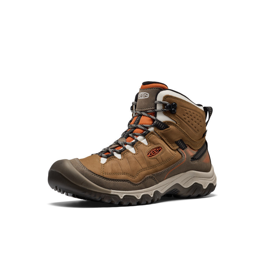 Keen Men's Targhee IV Waterproof Hiking Boot | Coyote/Gold Flame