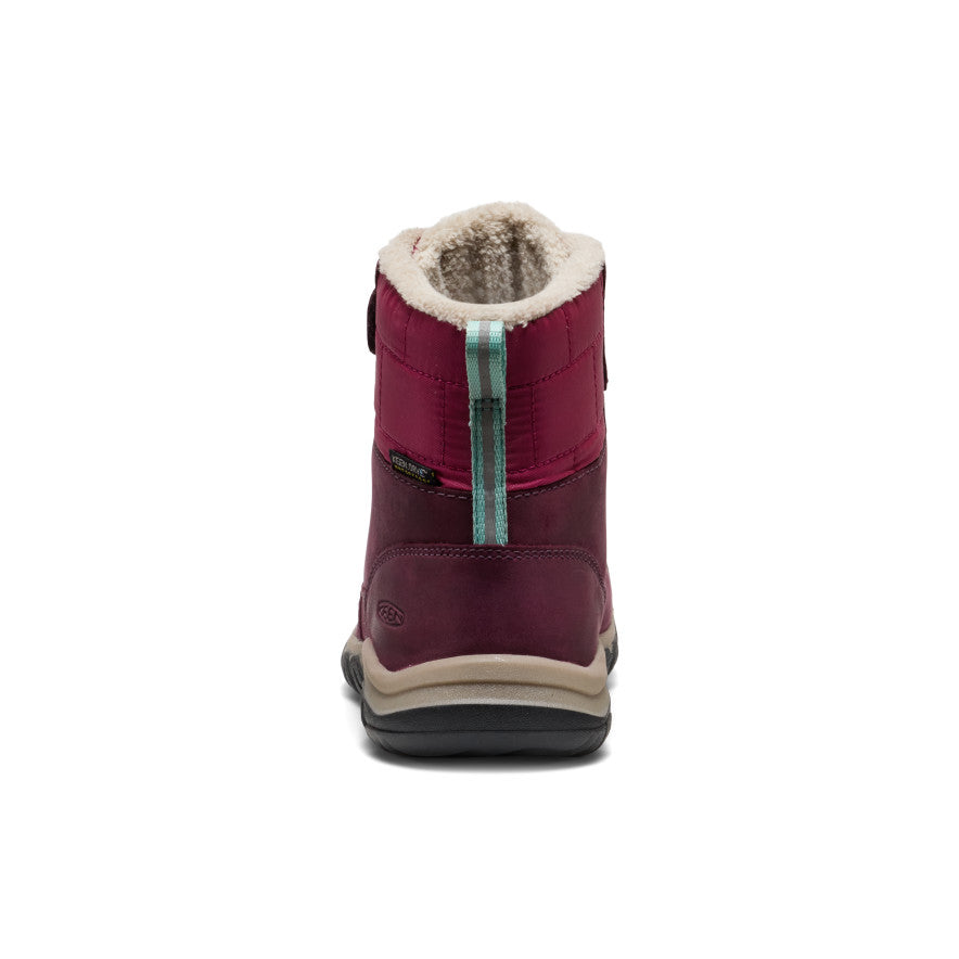 Keen Little Kids' Kanibou Waterproof Winter Boot | Fig/Pink Lemonade
