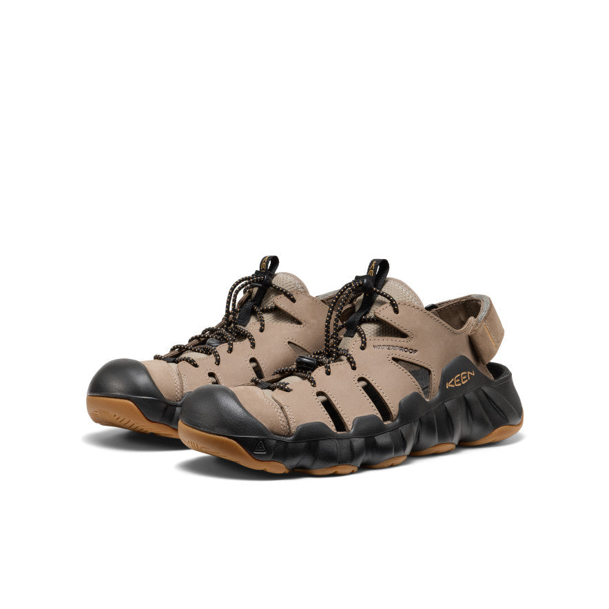 Keen Men's Hyperport Fisherman Leather Sandal | Brindle/Oak Buff