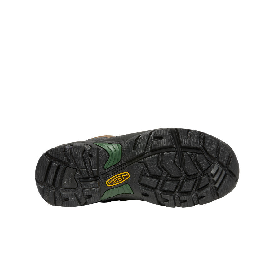 Keen Men's Pittsburgh Energy 6" Waterproof Boot (Carbon Toe) | Cascade Brown/Greener Pastures