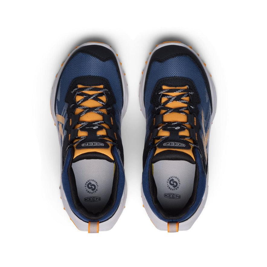 Keen Big Kids' Zionic Waterproof Boot | Naval Academy/Bright Marigold